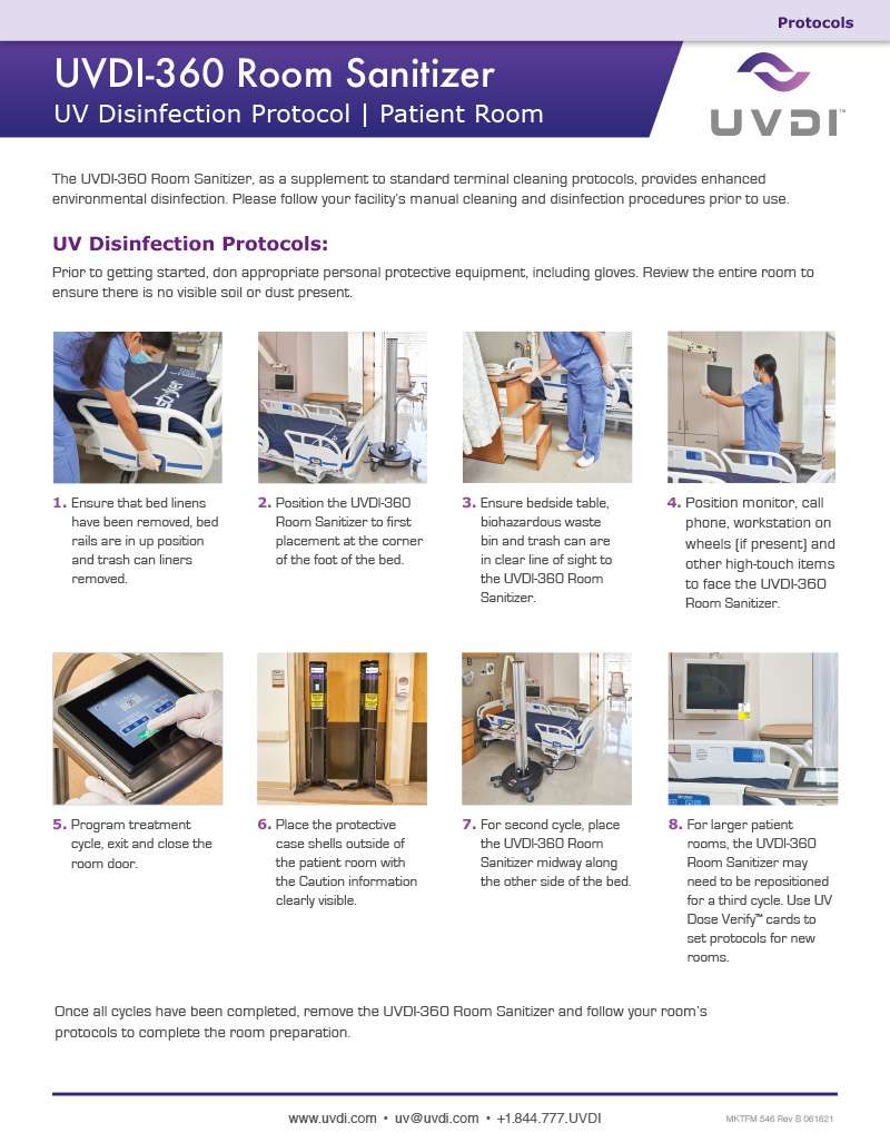 Patient Room Protocol Flyer Thumbnail