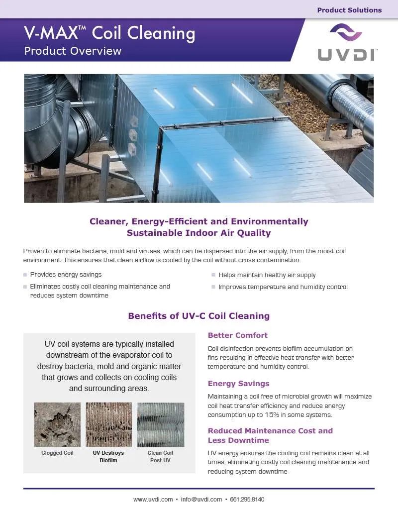 V-MAX for Coil Cleaning Flyer